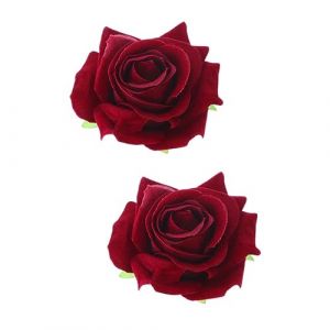 BESTYASH 2 Pièces 2 1 broche rose fausses fleurs épingle à cheveux fleur clips gars goupille épingle à nourrice pince cheveux accessoire cheveux broche fleur rose pince à cheveux fleur rose (Feast of Yan, neuf)