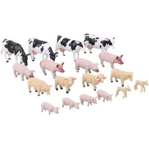 Toyland&reg; Ensemble d'animaux de la Ferme &agrave; l'&eacute;chelle 1:32 - La Collection de la Ferme - Animaux de la Ferme &agrave; Collectionner (18 Vaches, PORCS ET Moutons) (Toyland&reg;, neuf)
