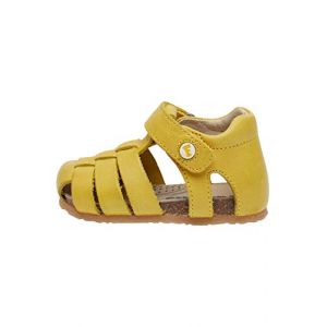 Falcotto ALBY-Sandales semi-fermée en cuir Jaune 26 (Falc S.p.A., neuf)