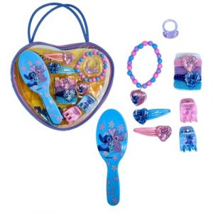 ARDITEX, Disney Stitch Accessoires pour Cheveux avec Trousse Stitch, avec Pince Cheveux, barrette, et Bien d'Autres Encore, Parfait Comme Cadeau pour Enfant, Anniversaire, 11 Pieces (FMC-Store, neuf)