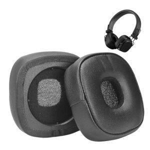 1 Paire Coussinets de Rechange pour Marshall Major IV, Coussins d'oreille Oreillettes Mousse à Mémoire, Housse Casque Mousse D'isolement de Bruit pour Marshall Bluetooth(Major IV/4 - Noir) (Erioscar-EU, neuf)