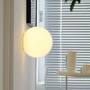 GUANSHAN Applique murale en verre à boule blanche, applique murale rétro en verre à bulles, lampe murale minimaliste en verre à bulles, luminaire mural décoratif pour chambre, couloir, escalier (LIUNIAN TRADING, neuf)