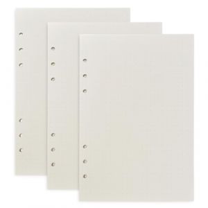 Zimoer Recharge de Papier A5, 3 Paquets 6 Trous Recharge Ligné Papier, Reliure à 6 Trous Papier de Recharge, Pointillé Ligné Vierge de Recharge Papier pour Carnets Planificateur de Notes (Pointillés) (Shininght, neuf)
