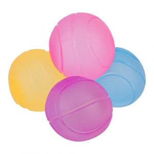 4pcs Jouets Anti-Stress &agrave; Balles, Multicolores Jouets Remplis de Maltose Durables Mont&eacute;e Lente Balle en Sucre pour l'Anxi&eacute;t&eacute; ADHD & l'Autisme Prix pour Les Salles Classe (Basket-Ball) (moncion, neuf)