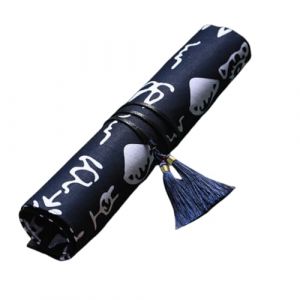 YISENJEE Pochettes Rouleaux Rideau en Tissu Fait Main pour Pinceaux, Stylos Aquarelle, Sac De Rangement, Housse De Protection-Oracle (YISENJEE, neuf)