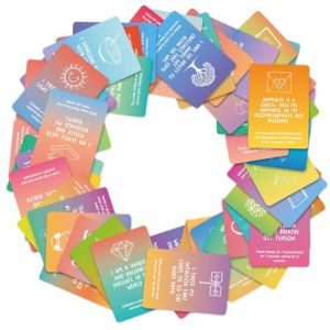 Cartes De Bienveillance - 50 Cartes D'Affirmations Positives | Soutien &Eacute;motionnel et Pleine Conscience pour Adolescentes, Amies et Adultes (keqinglin, neuf)