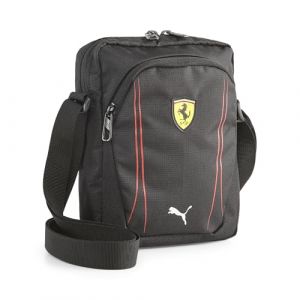 PUMA Ferrari Sptwr Race Portable, Sac &agrave; bandouli&egrave;re unisexe pour adulte, noir et noir, taille unique, Noir (Puma Black), Taille unique (sportroompl, neuf)