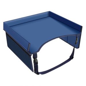G&eacute;n&eacute;rique Plateau De Voyage Enfant,Plateau De Voyage Pour Pour Longs Trajets En Voiture | Bureau Repliable Sur Les Genoux Avec Sangles R&eacute;glables Pour Activit&eacute;s Ext&eacute;rieures Et En Voiture (reviun, neuf)