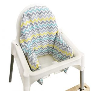 ZARPMA Housse de coussin gonflable compatible avec chaise haute IKEA Antilop (housse uniquement) (vague colorée) (Ripe, neuf)