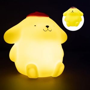 Lampe &agrave; personnage Hello Kitty de Blue Sky Studios, lampe tactile pour chambre de fille, d&eacute;coration de bureau mignonne kawaii, article de collection &agrave; offrir - Pompompurin (Blue Sky Studios, neuf)
