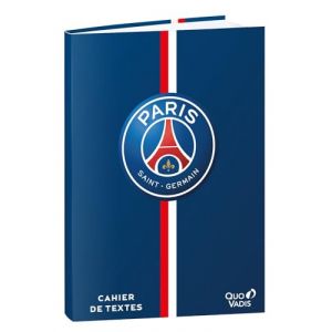 QUO VADIS - 1 Cahier de textes PSG - Visuel Bleu - Dimension : 15 x 21 cm (Papeterie Libellus, neuf)