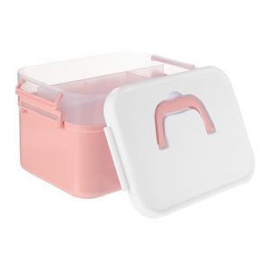 CRILSTYLEO 1pièce Boîte De Rangement Portable Pour Vernis à Malette Pratique De Nail Art Avec Poignée Ergonomique Organisateur Élégant Pour Accessoires De Manucure Pour Amateurs De (Yolena, neuf)