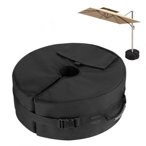 Pied de Parasol Sac Lestage, Base Parasol Plage Lourd Sac Sable, Support de Poids de Parasols, pour Socle Parasol, Jardin, Patio, Extérieur, Jusqu'à 40 Kg Sable (YEYI-BUY, neuf)