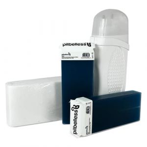 Kit Chauffe Cire + 100 Bandes &Eacute;pilatoires + 2 Roll-On Cire Epilation (Azul&egrave;ne) (OBLAIT, neuf)