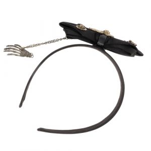 LIFKOME Diadème Halloween Gothique Avec Décorations De Squelette Et Accessoire De Fête Cosplay Pour Carnaval Et à Thème (hdybs, neuf)