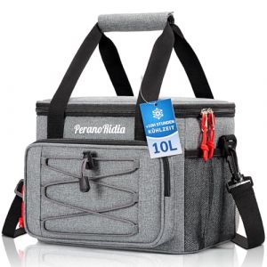 PeranoRidia Sac Isotherme Repas 10L, Lunch Box Isotherme Petite Glaciere Souple pour Hommes Femmes Enfants, Lunch Bag Mini Glacière Bureau Protection de Fraîcheur pour Déjeuner/Travail/Ecole, Gris (Star Voyager Tech, neuf)