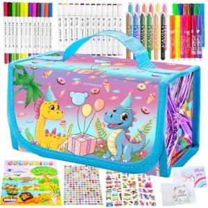 Feutres Coloriage Enfants 64 PCS,Cadeau Fille 3 4 5 6 7 8 9 10 ans,Malette Dessin Enfant,Trousse de Papeterie,Jouet Fille 3-10 ans,Feutre Paillette,Crayons Couleur,Enfant Cadeau pour 3 4 5 6 7 8 9 ans (WEB SAMSON, neuf)