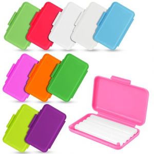 LOPHE 10 Bo&icirc;tes Cire Orthodontique, Cire pour Appareil Dentaire Dentaires Ruban Orthodontique avec Odeur de Fruit pour Soulager les Irritations et les Douleurs(50 pi&egrave;ces) (Botoo, neuf)