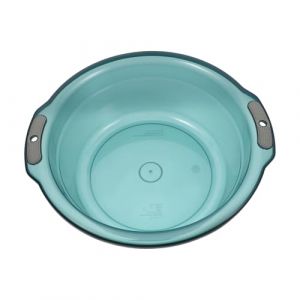 PACKOVE Bassin De Lavage Transparent Avec Poignées Bac à Vaisselle Plastique Clair Pour Cuisine Et Salle De Bain Pour Laver Linge Et Légumes Couleur Bleue (Spring TU, neuf)