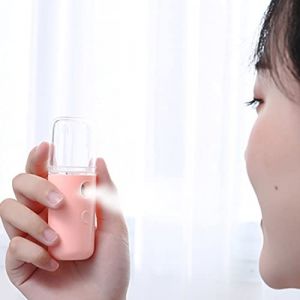 WALFRONT Humidifère de L'humidificateur Nano Facial Fog Taille Hydratant pour le Visage Pockée Fasial Pocket For Skin Hydratrizer (Rose) (nineoneeu, neuf)
