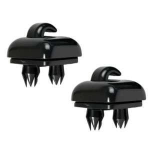 2 Pcs Noir Int&eacute;rieur Pare Soleil Crochet Support d'attache Pare Soleil A1, Support Clips pour Visi&egrave;r pour A1 A3 A4 A5 A7 B6 B7 B8 S4 S5, Soleil Clip pour Visi&egrave;re, Clip pour Visi&egrave;re de Voiture (YHYHZBJ, neuf)