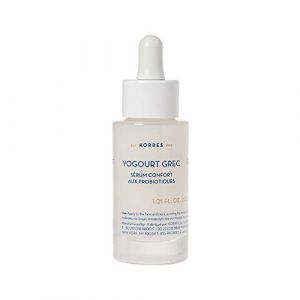 KORRES - Sérum Confort Visage - Booster d’Hydratation Intense - Peau Saine et Lumineuse - 93% d’ingrédients naturels - Yaourt Grec & Probiotiques - Tous Types de Peaux, Déshydratées, Sensibles - 30 ml (AllPharma en ligne, neuf)