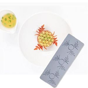 XiaoShenLu Moules en Silicone de Feuilles d'arbre Creux,Tapis Dentelle Moule &agrave; Bonbons en Dentelle pour g&acirc;teau, Sucre, Artisanat, d&eacute;coration au Chocolat, Fondant, p&acirc;te de tuille (XSL, neuf)