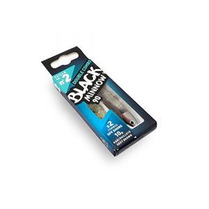 Fiiish Double Combo Black Minnow Off Shore 9cm - 10G - Kaki Paillete - Sexy Brown - BM774 (Hunter Max, neuf)