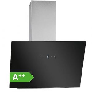 Bomann® Hotte aspirante 60cm | Hotte aspirante à recirculation ou à aspiration | Capot libre 9 niveaux de puissance | Hotte inclinée | Filtre en aluminium inclus | DU 7606.1 (Le Petit Patron, neuf)