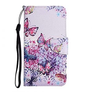 Ucikov Etui de T&eacute;l&eacute;phone &agrave; Rabat en Cuir Synth&eacute;tique pour Samsung Galaxy S8 Plus,Pochette Housse Protection Portemonnaie &eacute;tanche Poussi&egrave;re,Coque avec Peint Motif Papillon color&eacute; (Ucikov, neuf)