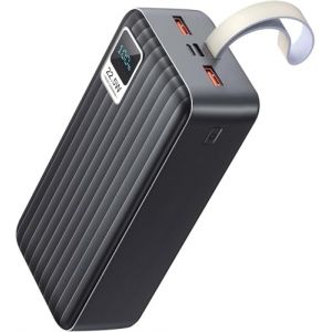 PDBEST Batterie Externe 50000mAh : QC 3.0 22,5 W PD USB-C Chargeur Rapide avec 4 Sorties et 3 entr&eacute;es, Chargeur Portable Grande capacit&eacute; Batterie Externe pour Smartphone Android Tablet etc. (HARR LEE LIMITED., neuf)