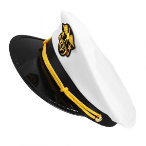 ORFOFE Chapeau Capitaine Marin Gar&ccedil;on Fille Casquette Souple Plat Pour F&ecirc;te Performance D&eacute;guisement Cosplay (LlZaae, neuf)