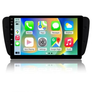 ACAVICA 4+64G Autoradio pour Seat Ibiza 6j IV 2008-2014, sans fil Carplay Android Auto, GPS Navigateur, Bluetooth 5.0 Car St&eacute;r&eacute;o, contr&ocirc;le volant, WiFi, 4G LTE (ACAVICA, neuf)