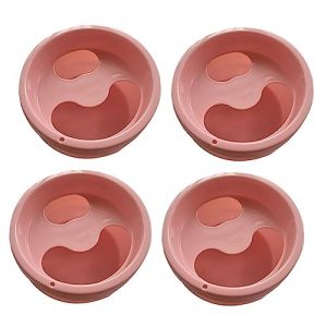 FRCOLOR 4 Pi&egrave;ces Bol De Trempage &agrave; La Main Lingettes Ongles En Gel Stylo Clous Salon De Manucure D&eacute;poussi&eacute;reur Bol De Manucure De Luxe Main De Manucure Trousse &Eacute;blouir Abs En Plastique (Laners, neuf)