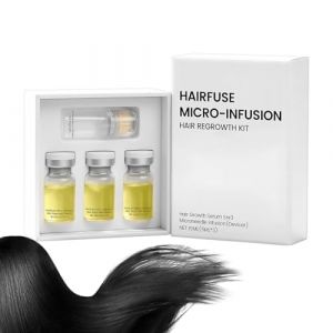 Lotion Capillaire, Hydratant Anti-Frisottis &agrave; Micro-Aiguilles, Activateur de Croissance Racinaire Naturelle, Pour Cheveux Fins Ab&icirc;m&eacute;s Cassants Boucl&eacute;s Soir Matin Hommes Femmes (ZhuoRuiChiJunShangMao, neuf)