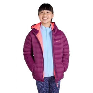 Mountain Warehouse Seasons Manteau Imperm&eacute;able pour Fille Et Gar&ccedil;on - Doudoune Rembourr&eacute;e Et L&eacute;g&egrave;re &Agrave; Capuche pour Enfant, Veste d'hiver Matelass&eacute;e pour Gar&ccedil;on Et Fille Rouge Cerise 3-4 Ans (Mountain Warehouse, neuf)