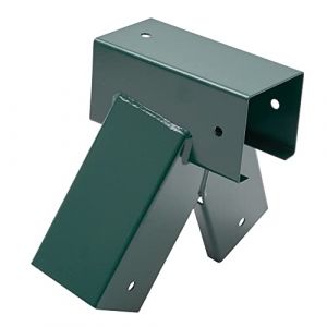 TRIBECCO® Raccord de balançoire carré 90/90 mm (100°, vert) (TRIBECCO, neuf)