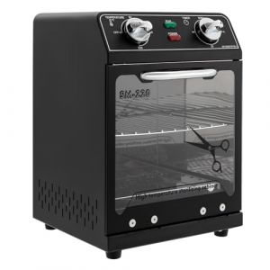 Stérilisateur autoclave de grande capacité de 8 l pour instruments - Désinfectant à haute température - Stérilisateur à chaleur sèche avec plateau - Pour manucure, dentaires et coiffeurs (noir) (AOLIGYER, neuf)