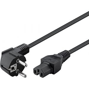 CONECTICPLUS Câble électrique Secteur avec détrompeur C15 1.80m Noir (CONECTICPLUS, neuf)