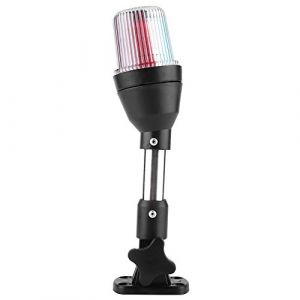 Keenso Feux de Navigation, Tri-Couleur 12V 5W Voyant de Navigation Lumière de Signalisation de Sécurité Lampe de Signal Bateau Marine LED (Yeesdvo-EU, neuf)