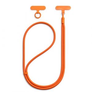 MORSUNBELA Cordon telephone portable, cha&icirc;ne de t&eacute;l&eacute;phone portable, tour de cou telephone, cordon tour de cou, dragonne t&eacute;l&eacute;phone universel, Compatibles phones, cl&eacute;, orange (MORSUNBELA-FR, neuf)