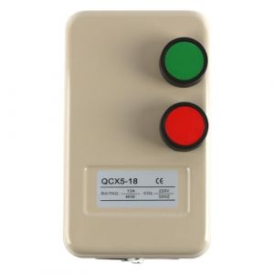 Ieron D&eacute;marreur magn&eacute;tique D&eacute;marreur de Moteur magn&eacute;tique Protecteur de Moteur 220/240v 4kw Moteur monophas&eacute; Type de Bouton Avant Convient pour compresseur d'air avec Type d'interrupteur &agrave; Bascule (ieron, neuf)