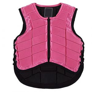 Gilet équestre pour enfants, gilet de protection équestre unisex rembourré équitation équipement de protection équitation formation Gilet de sécurité, Gilet de cavalier sûr pour les garçons et les (Wongsington, neuf)