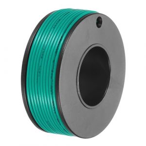 QUARKZMAN Fil &Eacute;lectrique en PVC 24AWG, 15m Fil de Cuivre &Eacute;tam&eacute; Toronn&eacute; &agrave; Noyau Solide, Connexions Flexibles PVC Isolation pour le Bricolage, les Mod&egrave;les, les Lampes, les Appareils, Vert (QUARKZMAN, neuf)