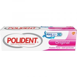 Polident Fixe en 3D Original Fixation Forte + Anti-Particules 40g (lot de 3) (MF ECOM NETWORK, neuf)