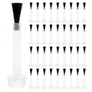 ABOOFAN 100 Pinceaux de Rechange pour Vernis &agrave; Ongles Gel Embouts &agrave; T&ecirc;te Souple Accessoires Professionnels de Manucure Recharge 100 Pi&egrave;ces Utilisation Salon et Domicile (Halleyham, neuf)