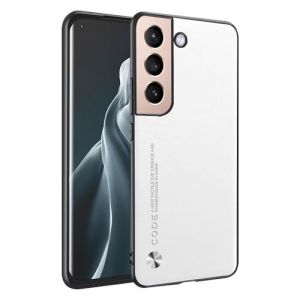 HONLEN Coque de pour Samsung Galaxy S21 (6.2" inches) &Eacute;tui de T&eacute;l&eacute;phone Professionnel en Cuir, Blanc (HONLEN, neuf)