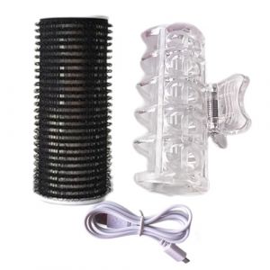 Bigoudis Rouleaux Chauffants Rouleaux Électriques Portables Rouleaux à Cheveux Rouleaux USB Auto-adhésifs Bigoudis Frange Rechargeable USB Chauffant Frange Rouleau Cheveux Curling Outil de Coiffure (daksir, neuf)