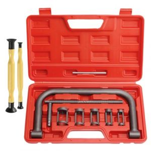 QZQUFJ 12 Pi&egrave;ces Compressiometre Essence Compresseur Ressort Amortisseur, Universel Leve Soupape Compresseur de Ressort, Acier Carbone Compresseur de Ressort de Soupape, pour ATV, Auto, Moto (QiaoQiJJ, neuf)