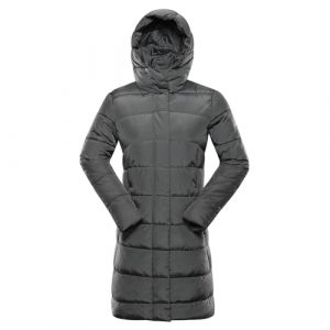 ALPINE PRO EDORA Veste d'hiver pour femme - Manteau d'hiver avec capuche - Long manteau d'hiver pour femme - Manteau chaud robuste - Rembourrage chaud - Manteau imperm&eacute;able et coupe-vent - Traitement (ALPINEPRO, neuf)